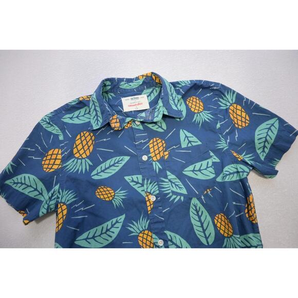 Urban Pipeline Pineapple Hawaiian Shirt Camp Hiking Button Up Mens Sz Small - Picture 5 of 7